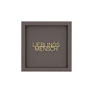 FAVORITE PERSON - frame card wood lettering magnet