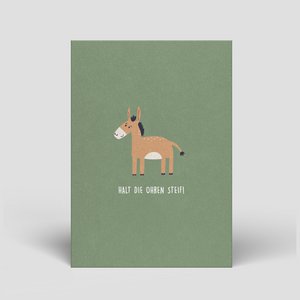 Postcard - Keep your ears stiff - No. 190