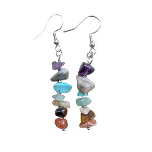 Earrings with Chakra colors