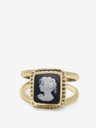 The Beloved Black Cameo Ring