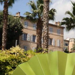 Éventail à main, éventail, éventail, jaune translucide