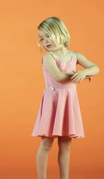 Robe enfant rose | simplicité