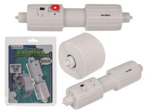 Pratende toiletrolhouder, 3,5 x 16 cm,