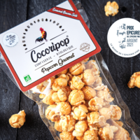 Gourmet salted butter caramel popcorn