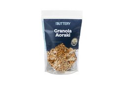 Crunchy granola with oats, nuts, and seeds. Ideal for breakfast or snacking.