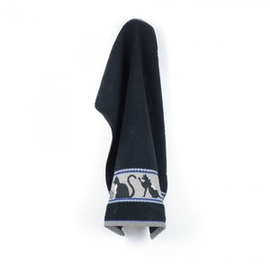 Bunzlau Castle Handdoek Cats Zwart