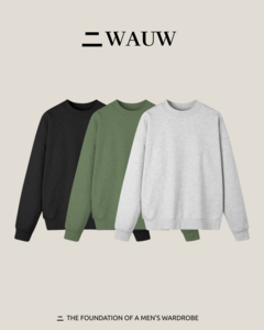 Sweater Heavyweight 350GSM | 3 different colors