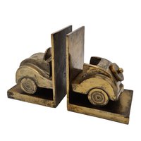 Bookend - Car - Antique Gold