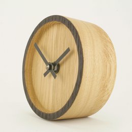 Table Clock Cylinder Carbo