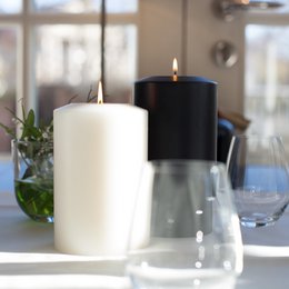 Synd! Toalight Holder Permanent Candle Trend Black ∅ 10 cm