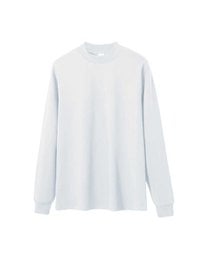 Men's heavyweight long sleeve t-shirt, solid colors, casual crew neck, multiple color options available.