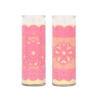 Kitsch Kitchen candle in glass Papel Picardo Flor