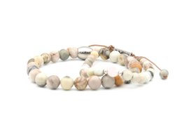  Father and daughter bracelet set with Picasso Jasper stones in various sizes for different wrist sizes, available with 2 extra bracelets.