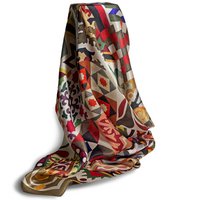 Tiles Silk Square Scarf