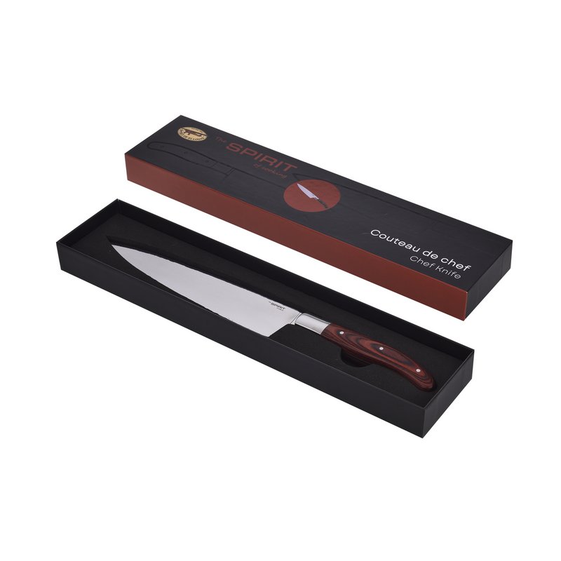 SOSL COUTEAU DE CHEF manche bois de PAKKA