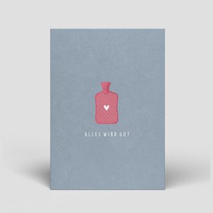 Everything will be fine card - fair, ecological and sustainable