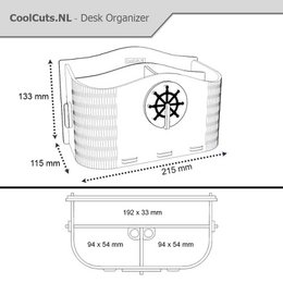 CoolCuts Wave Bureau Organizer in Bruin