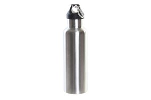 STAINLESS STEEL THERMOS PP 7,5X7,5X29 750ML DOUBLE WALL PC191404