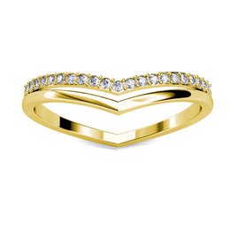 Anello Tirinto - Oro e cristallo