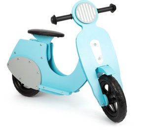 Laufrad Motorroller Bella Italia blau