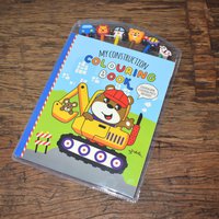 Kleurboek met kleurpotloden en gummen - Aan het Werk