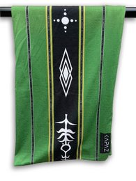 Foulard KAPAZ - Vert Tenun