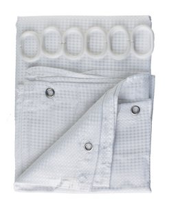 ZAC White Duschvorhang 180x180 cm 12 Ösen