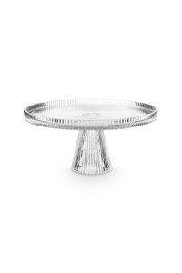 Cake Stand o/f Glass Clear Medium 24.7x12cm