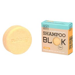Mango-scented shampoo and conditioner bar in a solid, compact form. Made with natural ingredients.
