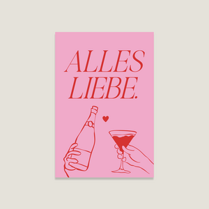Postcard 'All the best'