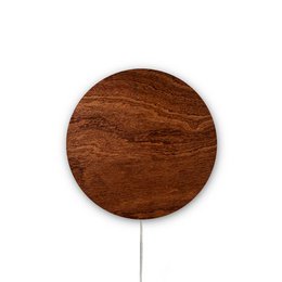 Interstellar Wandleuchte - Holz natur
