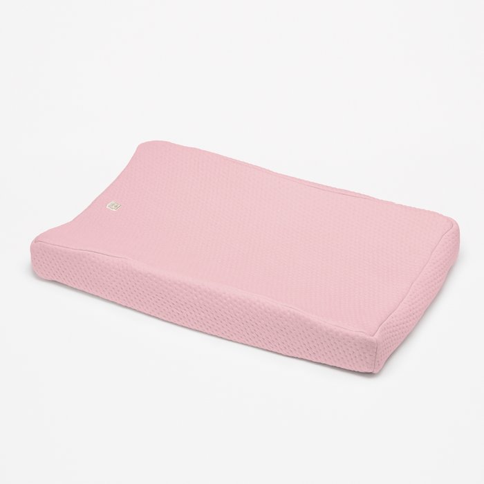 Aankleedkussenhoes light pink - Soft Dots