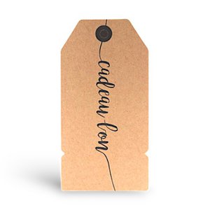 Kadobon Kraft - Label - 20 Stuks