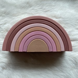 Stack of rainbow - old pink
