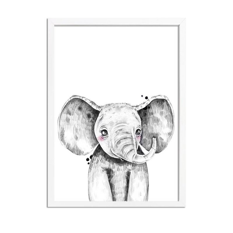 Elefant børnehave plakat