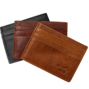 Card holder Leather - Credit card holder - 6 cards - RFID protected