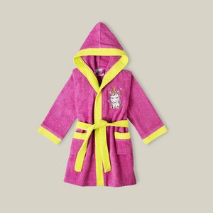 BADEMANTEL - S - 2-4 - FUCHSIA