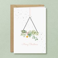 Weihnachtskarte | Kranzdreieck