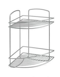 Metaltex Onda Eckregal 22x22x35cm 2 Lagen
