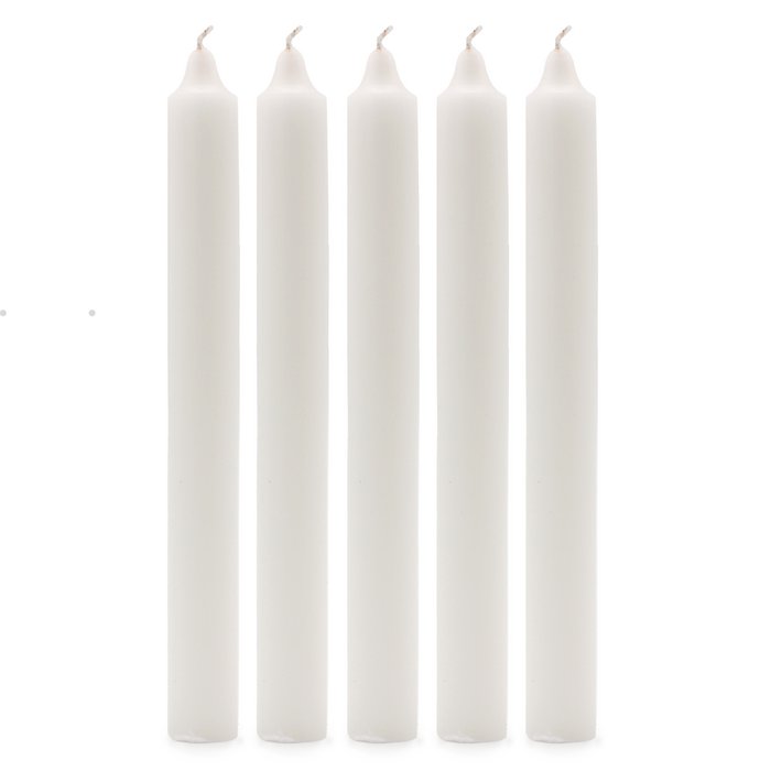 Set De 6 Bougies Pour Chandelier Vertes H25 Rustic | Maisons Du Monde