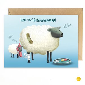 wenskaart Beterschaap (gevouwen)