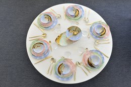 Assiette Plate Tricolor-Paradise