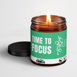 Geschenkkerze – FOCUS MOOD – Duftendes handgemachtes Sojawachs