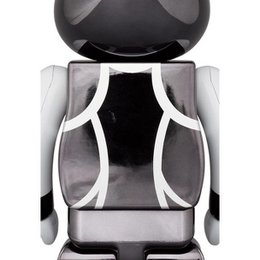 400% & 100% Bearbrick sæt - KISS Catman (Chrome ed.)