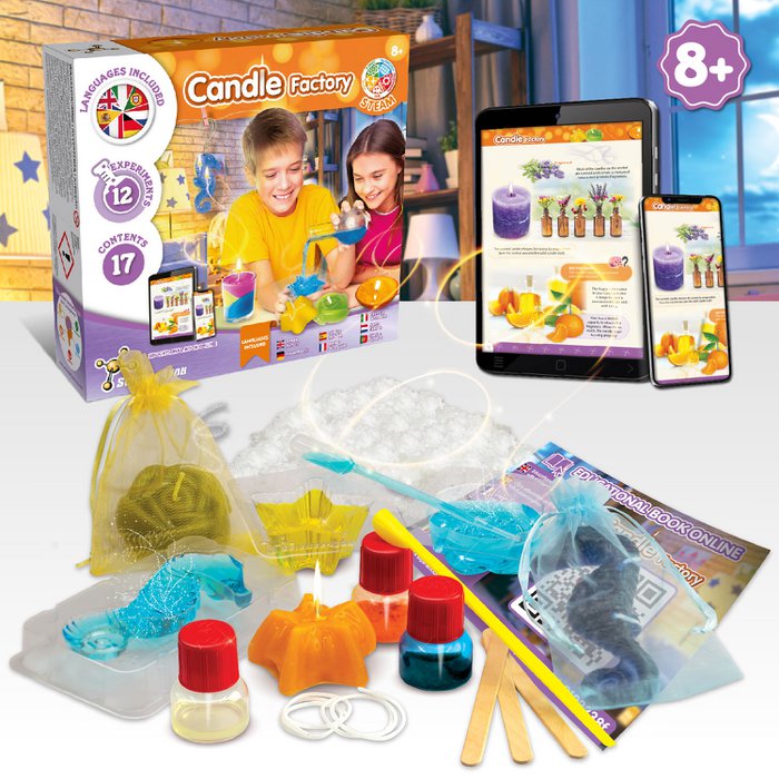 Science4you - Fabbrica Di Candele, Mini Kit Scientifico Per Bambini, Esperimenti Creativi, Giocattolo STEM, Libro Educativo 36 Pagine, Regalo Per Bambini +8 Anni - 5