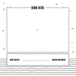 Udfyld bog SilliBeads - Min 9 måneders dagbog - Hardcover Wire-o (SORT/HVID RANGE)