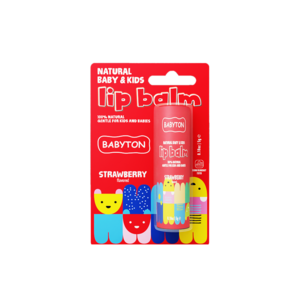 Babyton Natural lip balm strawberry flavor 5G