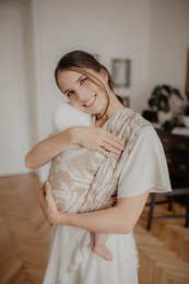 Involucro intrecciato Eco Babywearing Beige Marable