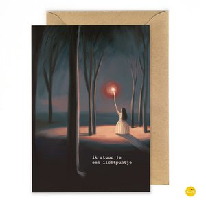 Greeting card light point - Hope - Strength