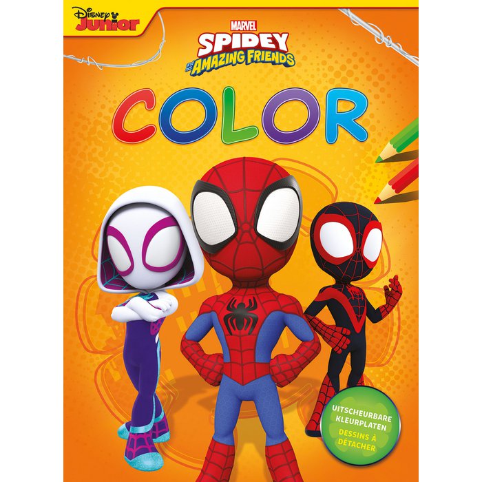 Spidey y sus increíbles amigos para colorear para niños